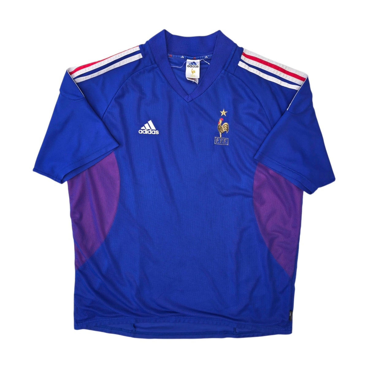 2002/04 France Home Football Shirt (XL) Adidas - Football Finery - FF305265