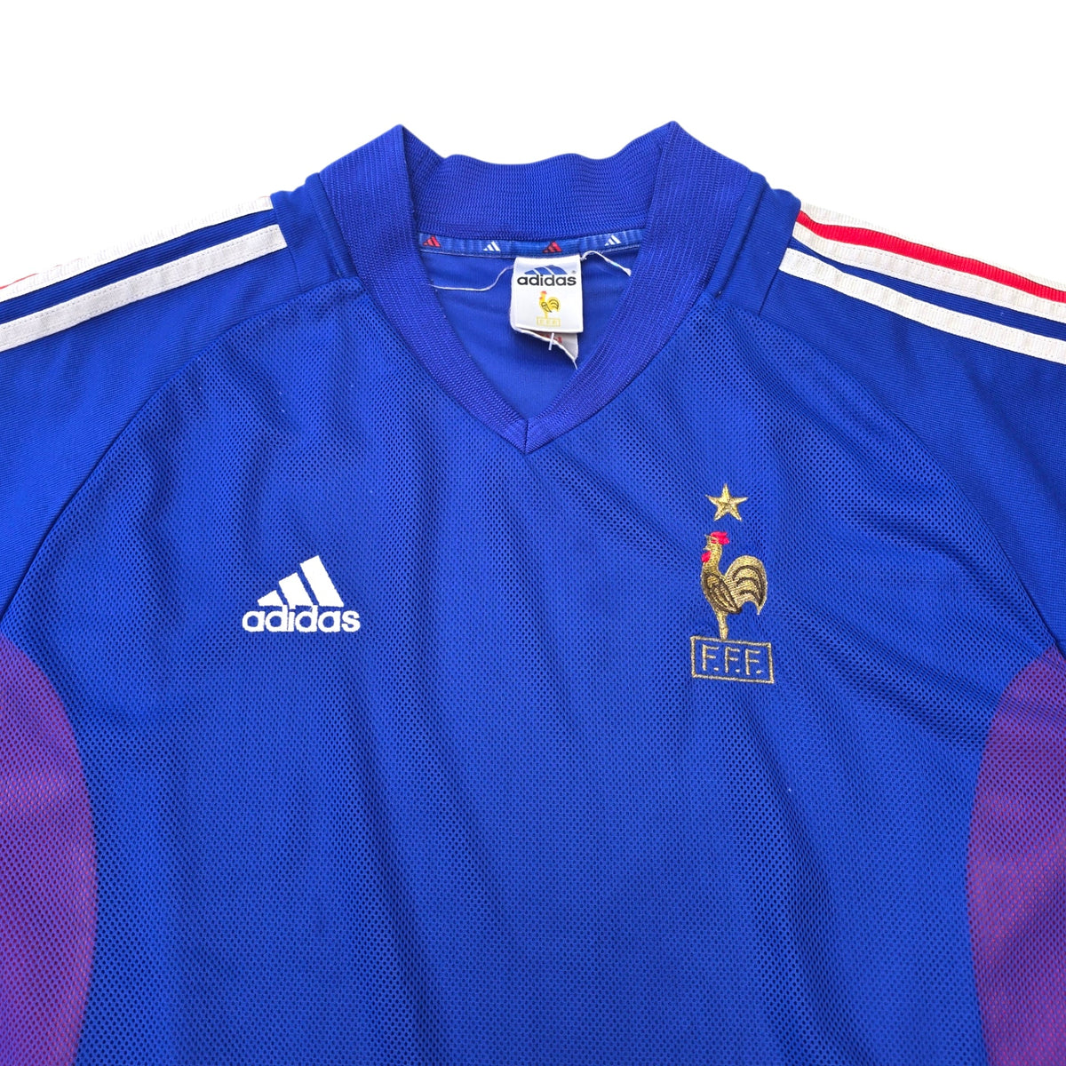 2002/04 France Home Football Shirt (XL) Adidas - Football Finery - FF305265