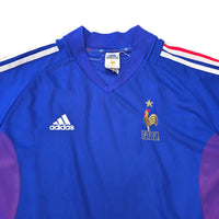 2002/04 France Home Football Shirt (XL) Adidas - Football Finery - FF305265