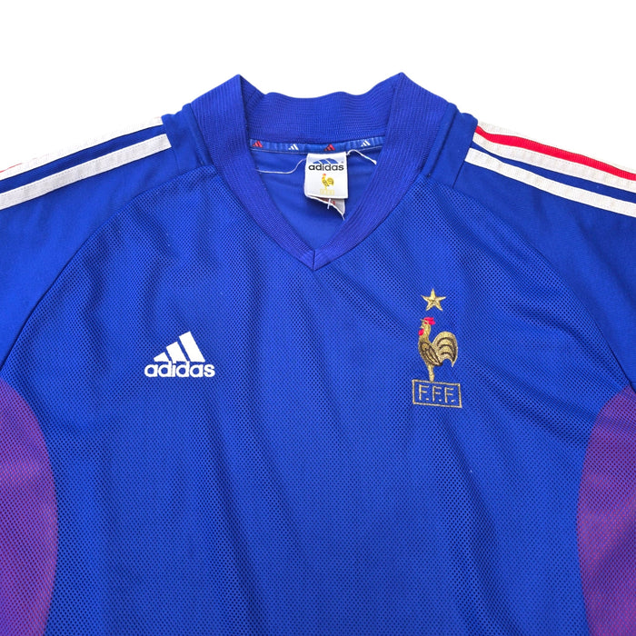 2002/04 France Home Football Shirt (XL) Adidas - Football Finery - FF305265