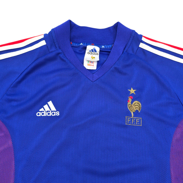 2002/04 France Home Football Shirt (XL) Adidas - Football Finery - FF307294