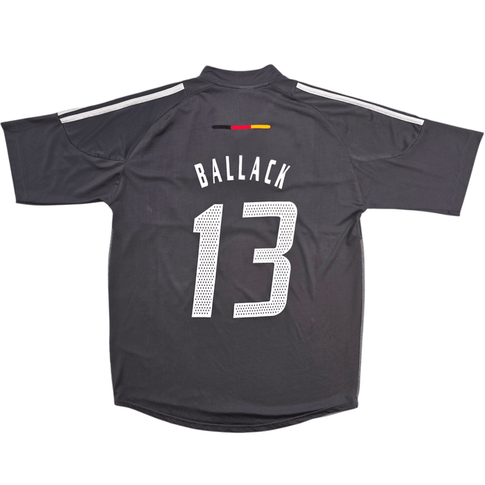 2002/04 Germany Away Football Shirt (XL) Adidas 13 Ballack - Football Finery - FF300373