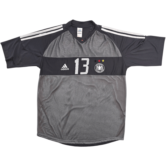 2002/04 Germany Away Football Shirt (XL) Adidas 13 Ballack - Football Finery - FF300373