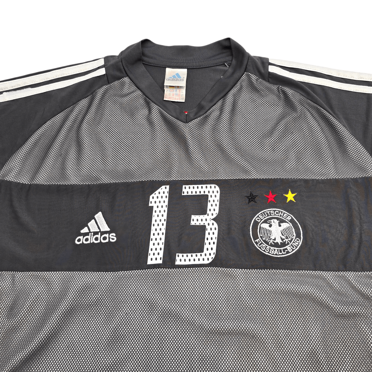 2002/04 Germany Away Football Shirt (XL) Adidas 13 Ballack - Football Finery - FF300373