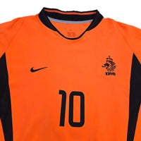 2002/04 Holland Home Football Shirt (L) Nike 10 Kluivert - Football Finery - FF305997