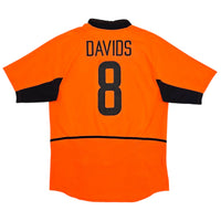 2002/04 Holland Home Football Shirt (M) Nike 8 Davids - Football Finery - FF306126