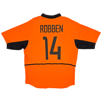 2002/04 Holland Home Football Shirt (XL) Nike #14 Robben - Football Finery - FF300080