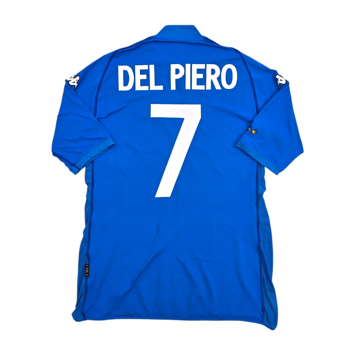 2002/04 Italy Home Football Shirt (2XL) Kappa 7 Del Piero - Football Finery - FF305346