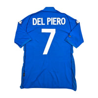 2002/04 Italy Home Football Shirt (2XL) Kappa 7 Del Piero - Football Finery - FF305346