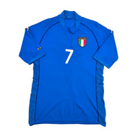 2002/04 Italy Home Football Shirt (2XL) Kappa 7 Del Piero - Football Finery - FF305346