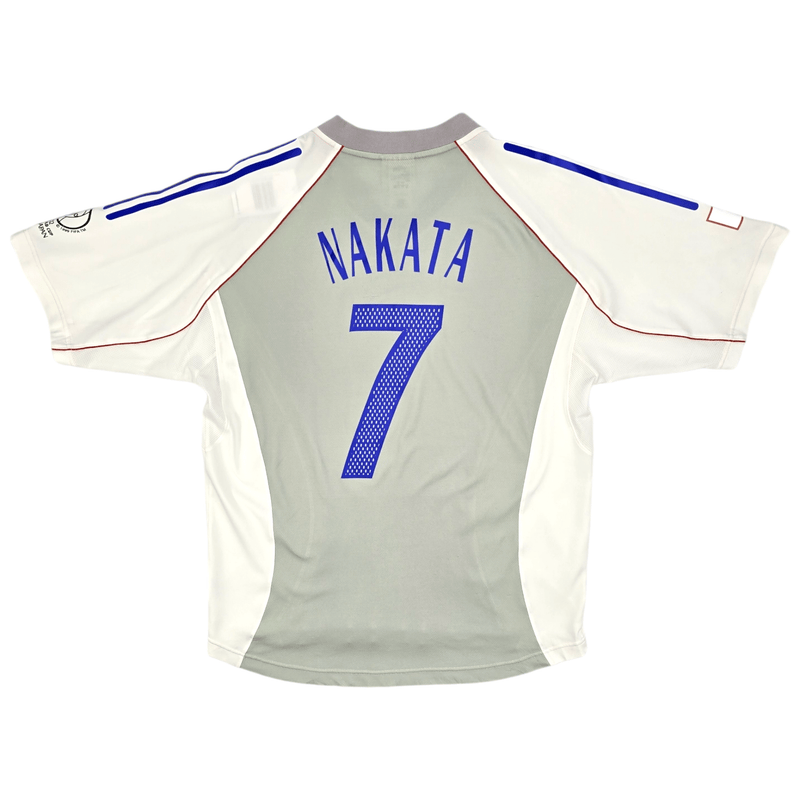 2002/04 Japan Away Football Shirt (L) Adidas #7 Nakata (WC2002) - Football Finery - FF204294