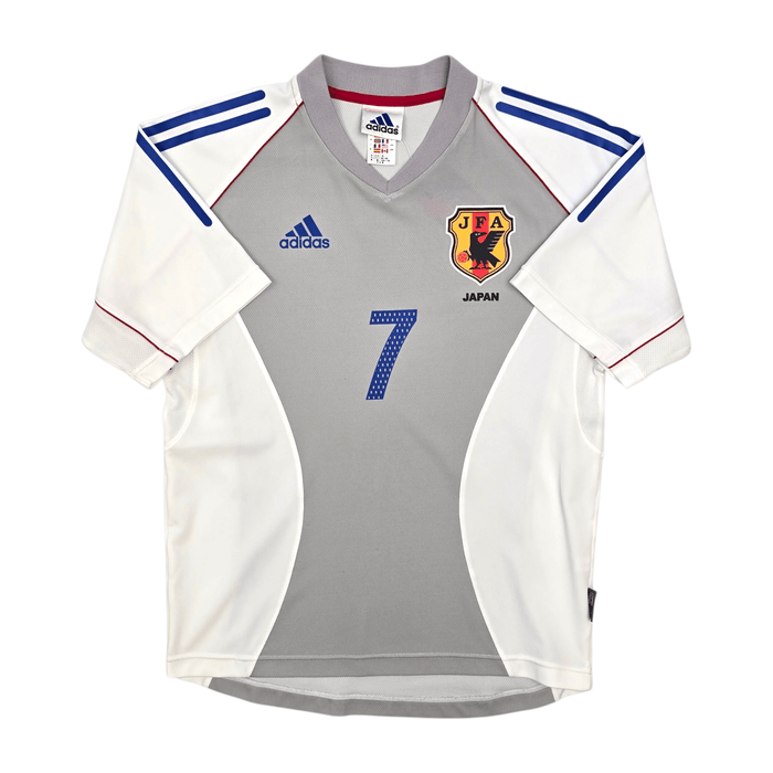2002/04 Japan Away Football Shirt (S) Adidas 7 Nakata - Football Finery - FF305778