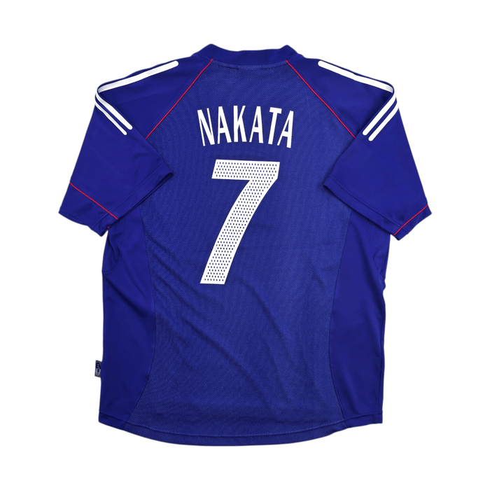 2002/04 Japan Home Football Shirt (L) Adidas 7 Nakata - Football Finery - FF303945