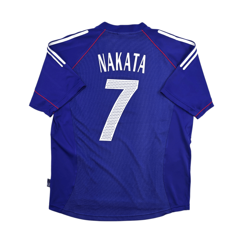 2002/04 Japan Home Football Shirt (L) Adidas 7 Nakata - Football Finery - FF303945