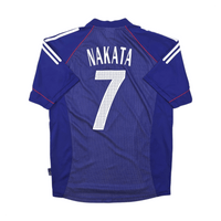 2002/04 Japan Home Football Shirt (L) Adidas 7 Nakata - Football Finery - FF305779