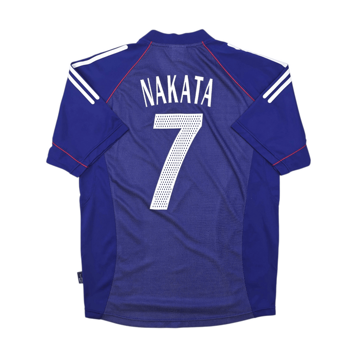 2002/04 Japan Home Football Shirt (L) Adidas 7 Nakata - Football Finery - FF305779