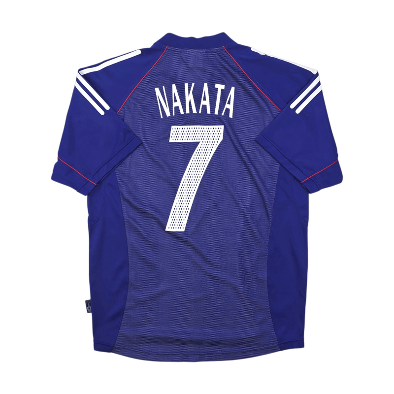 2002/04 Japan Home Football Shirt (L) Adidas 7 Nakata - Football Finery - FF305779