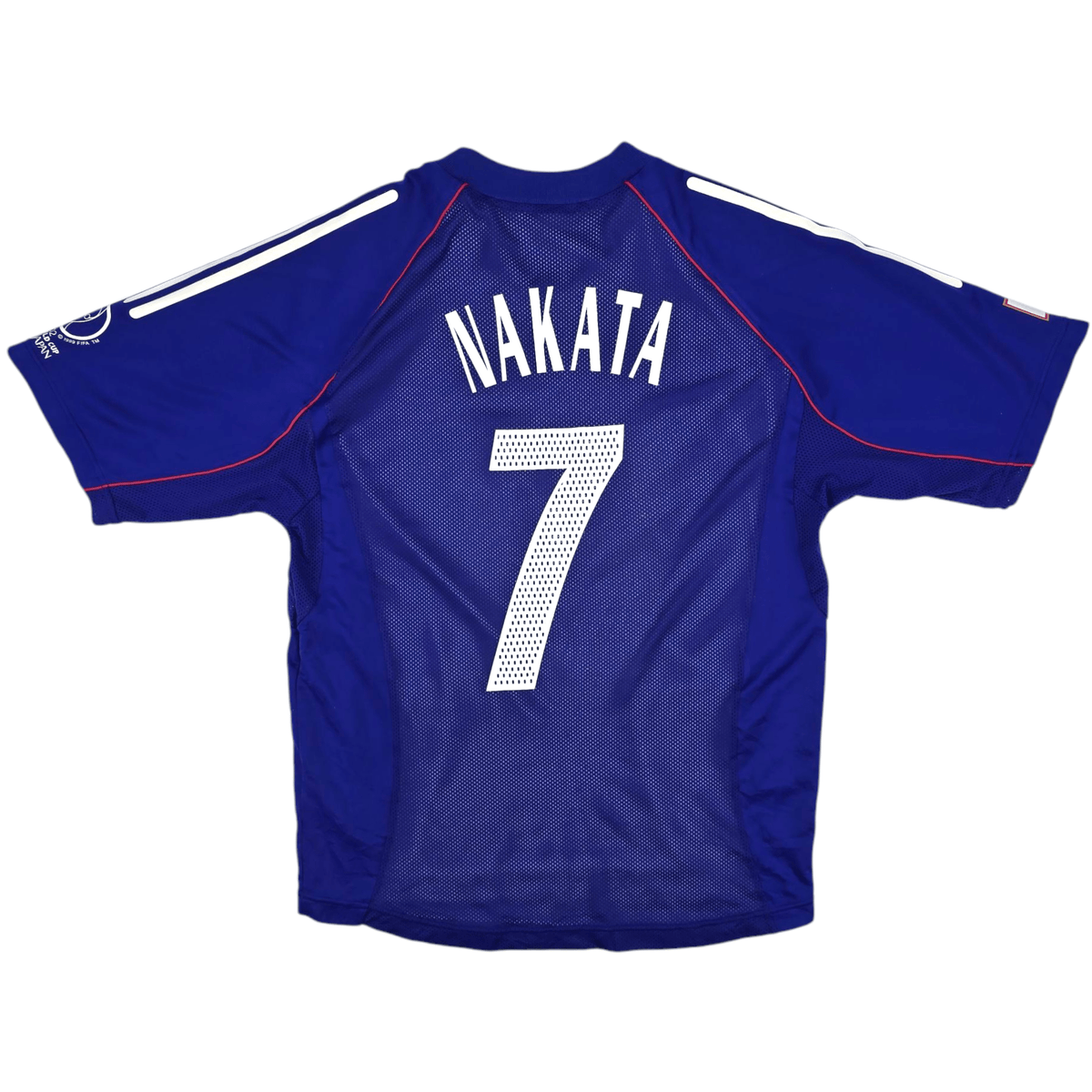 2002/04 Japan Home Football Shirt (L) Adidas #7 Nakata (Player Issue) - Football Finery - FF300886