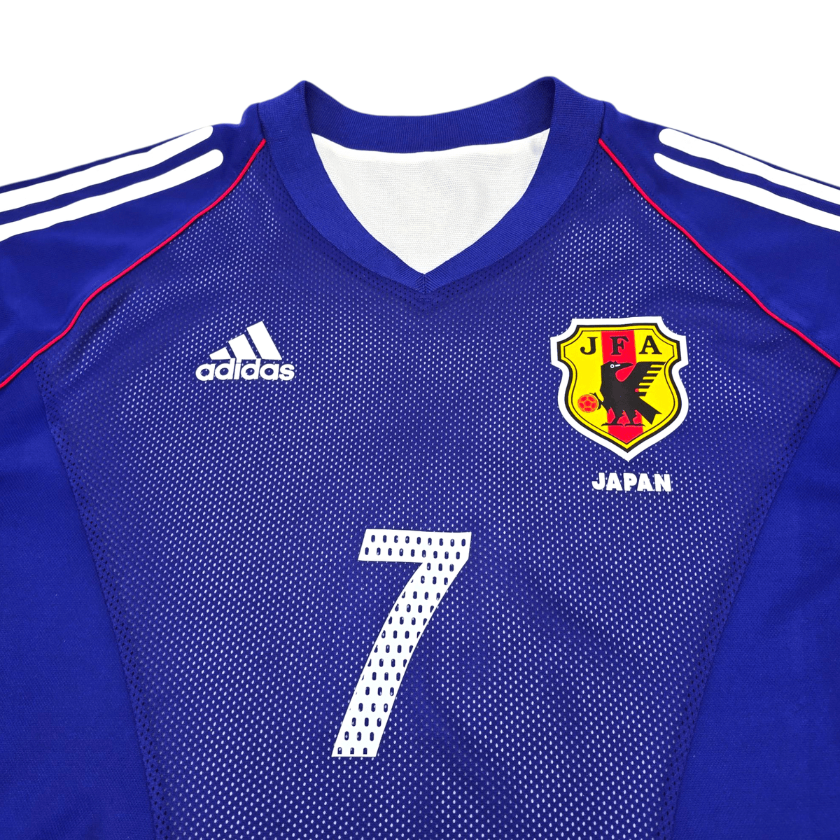 2002/04 Japan Home Football Shirt (L) Adidas #7 Nakata (Player Issue) - Football Finery - FF300886