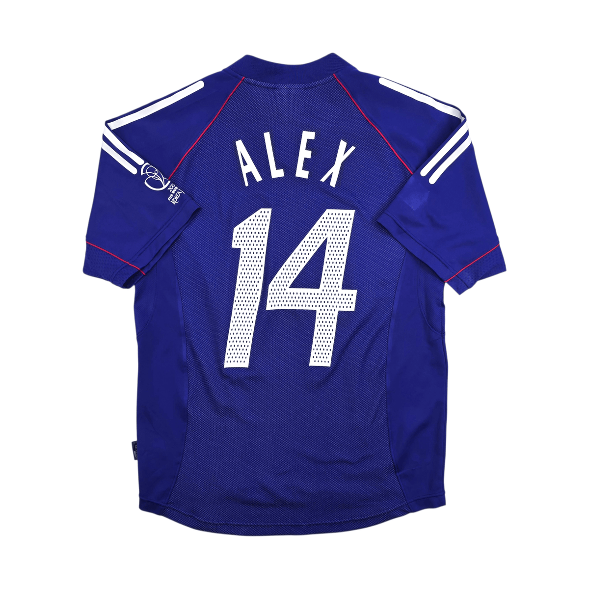 2002/04 Japan Home Football Shirt (M) Adidas 14 Alex - Football Finery - FF303946