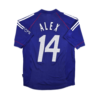 2002/04 Japan Home Football Shirt (M) Adidas 14 Alex - Football Finery - FF303946