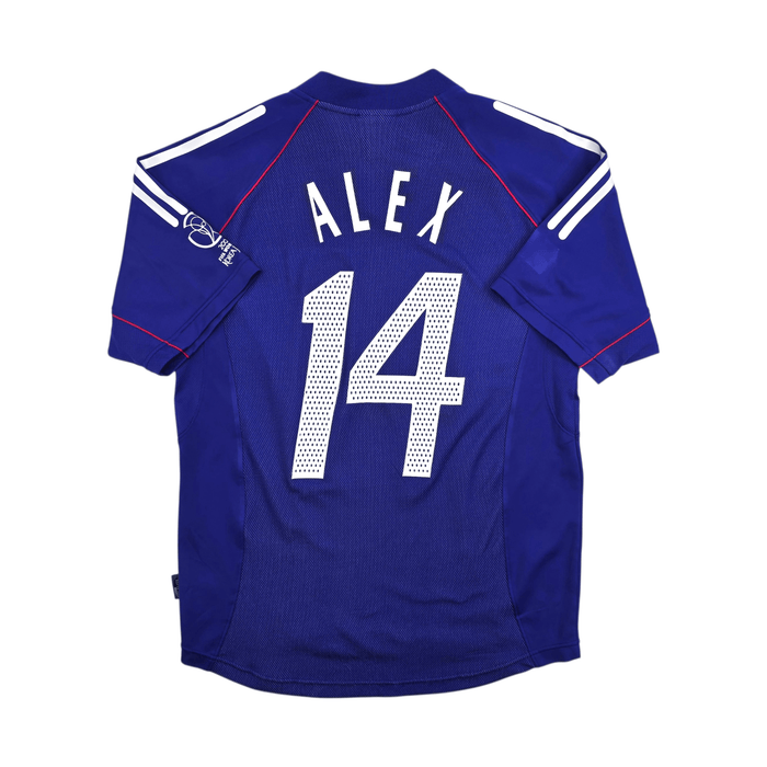 2002/04 Japan Home Football Shirt (M) Adidas 14 Alex - Football Finery - FF303946