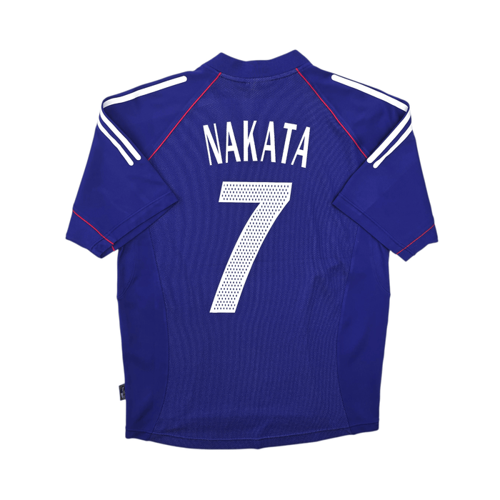 2002/04 Japan Home Football Shirt (M) Adidas 7 Nakata - Football Finery - FF303944