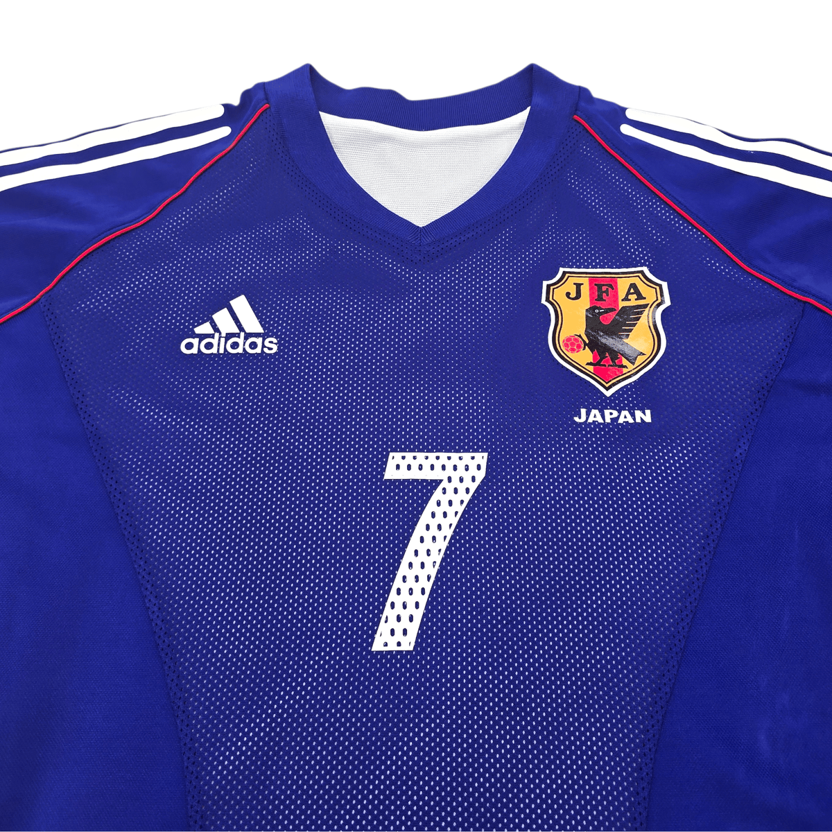2002/04 Japan Home Football Shirt (M) Adidas 7 Nakata (Player Version) - Football Finery - FF303273