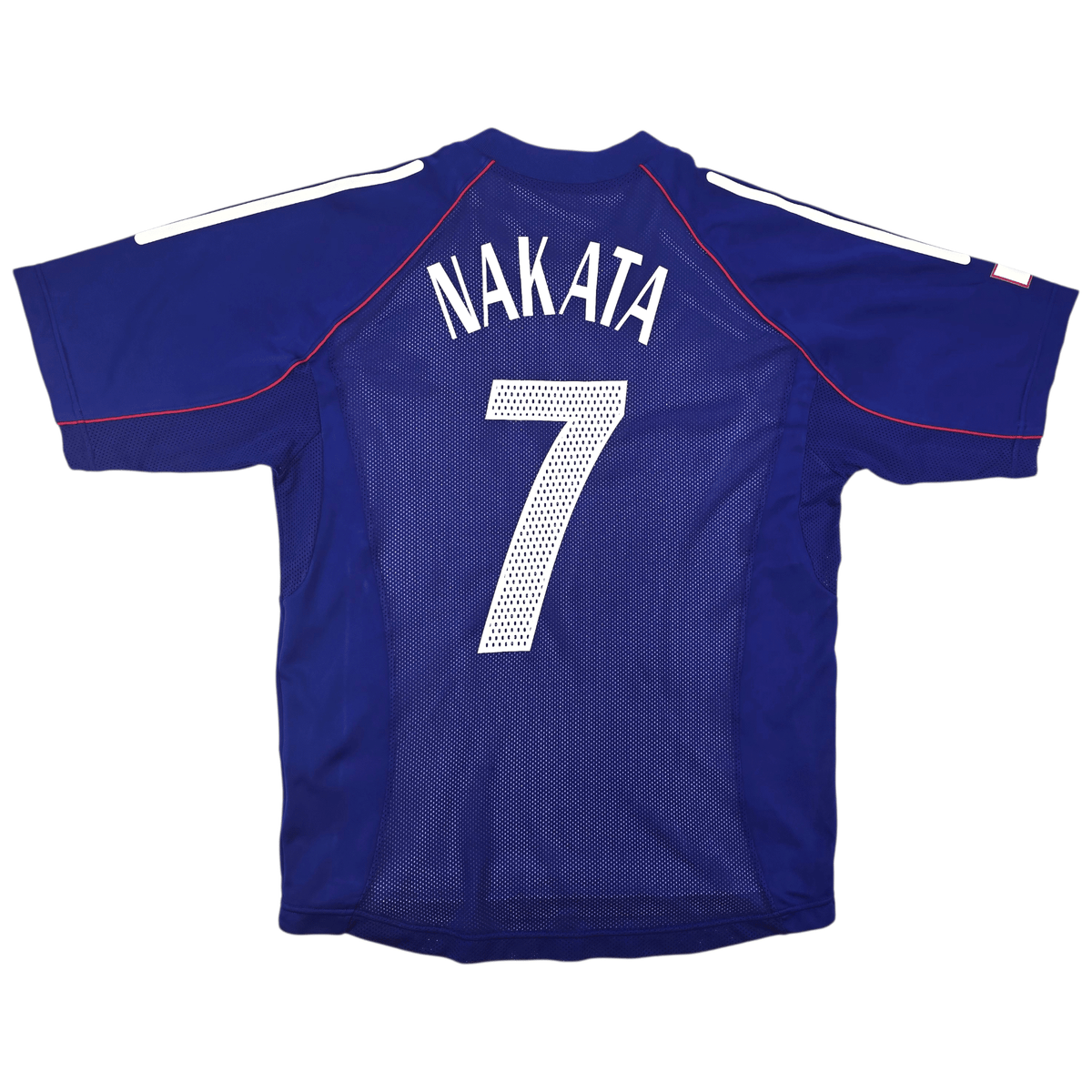 2002/04 Japan Home Football Shirt (M) Adidas 7 Nakata (Player Version) - Football Finery - FF303273