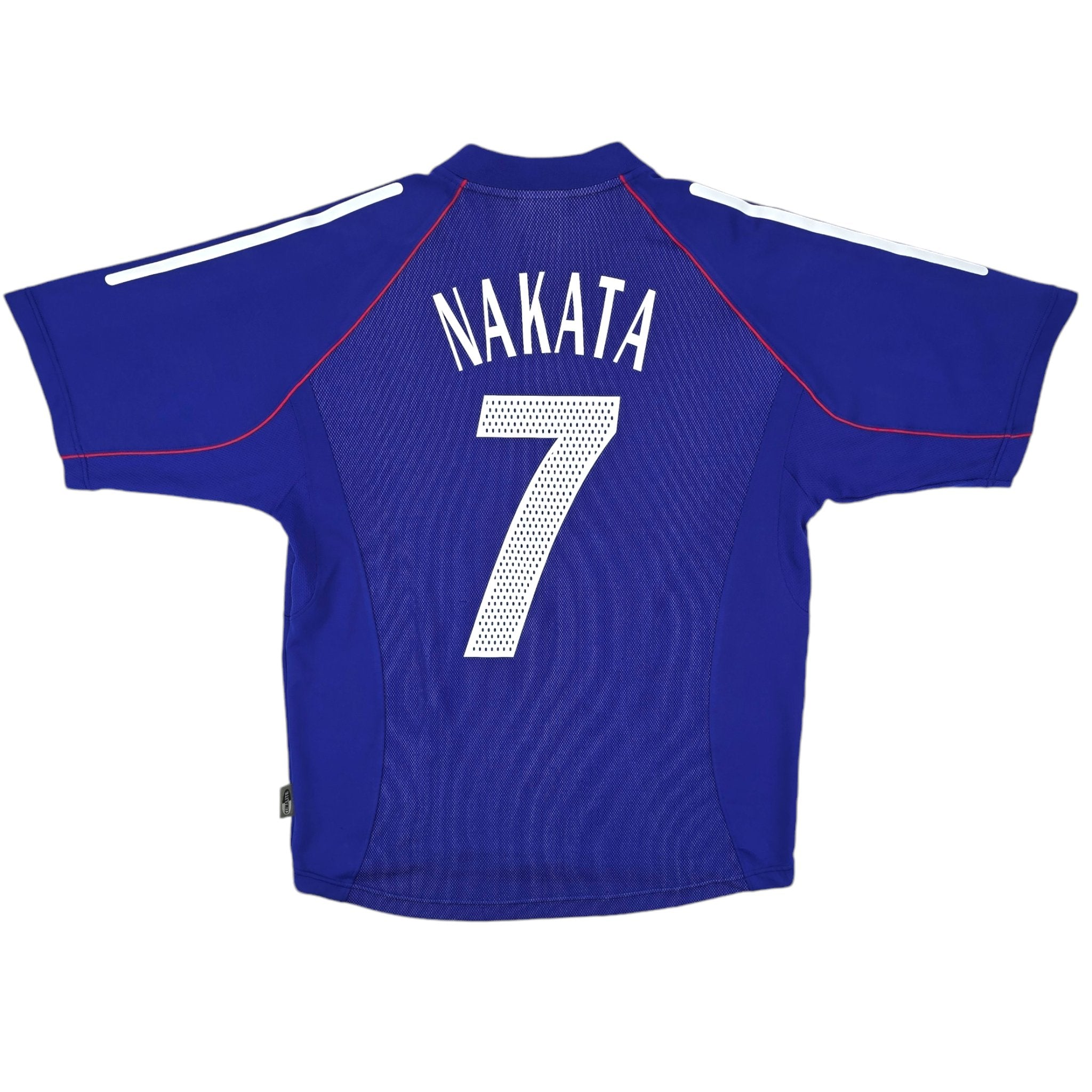 2002/04 Japan Home Football Shirt (M) Adidas #7 Nakata