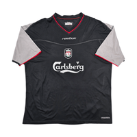 2002/04 Liverpool Away Football Shirt (XL) Reebok 17 Gerrard - Football Finery - FF304202