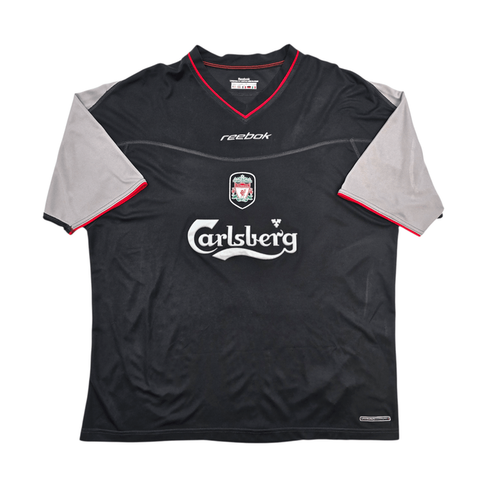 2002/04 Liverpool Away Football Shirt (XL) Reebok 17 Gerrard - Football Finery - FF304202
