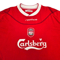 2002/04 Liverpool Home Football Shirt (2XL) Reebok 17 Gerrard - Football Finery - FF304892