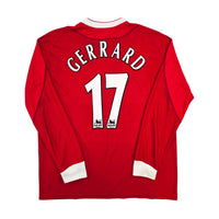 2002/04 Liverpool Home Football Shirt (2XL) Reebok 17 Gerrard - Football Finery - FF304892