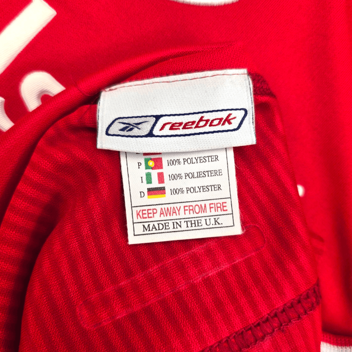 2002/04 Liverpool Home Football Shirt (XL) Reebok 7 Kewell - Football Finery - FF301933