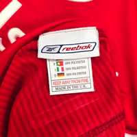 2002/04 Liverpool Home Football Shirt (XL) Reebok 7 Kewell - Football Finery - FF301933
