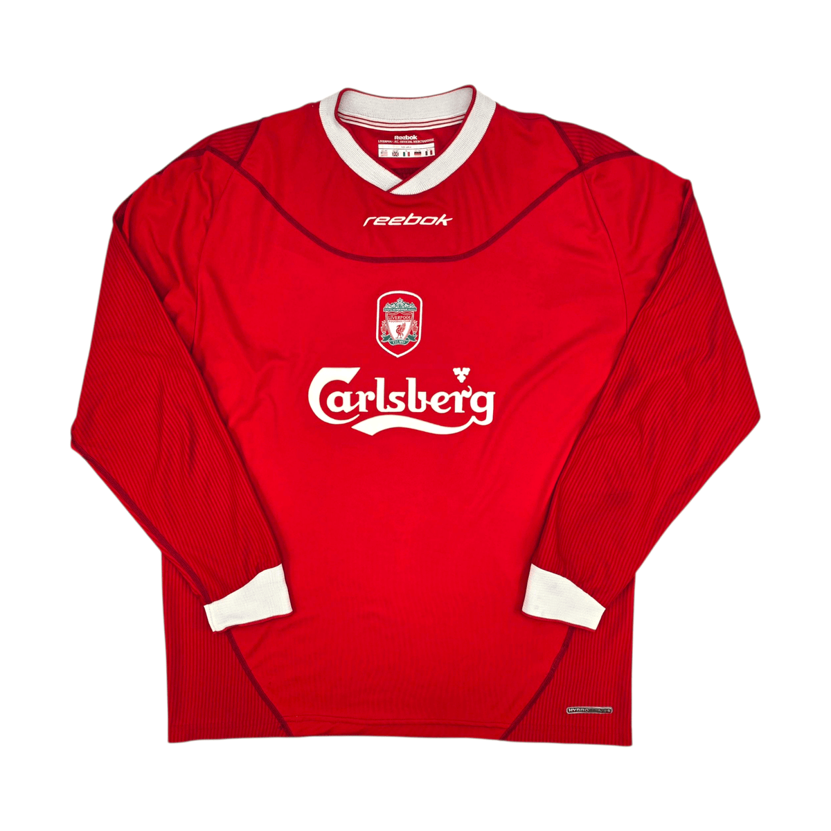 2002/04 Liverpool Home Football Shirt (XL) Reebok 7 Kewell - Football Finery - FF301933