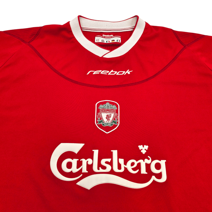 2002/04 Liverpool Home Football Shirt (XL) Reebok - Football Finery - FF305123
