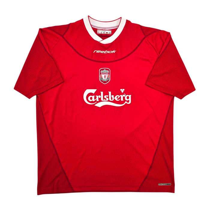 2002/04 Liverpool Home Football Shirt (XL) Reebok - Football Finery - FF305454