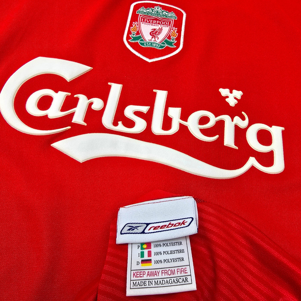 2002/04 Liverpool Home Football Shirt (XL) Reebok - Football Finery - FF305458