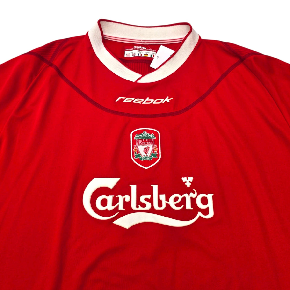2002/04 Liverpool Home Football Shirt (XL) Reebok - Football Finery - FF305458