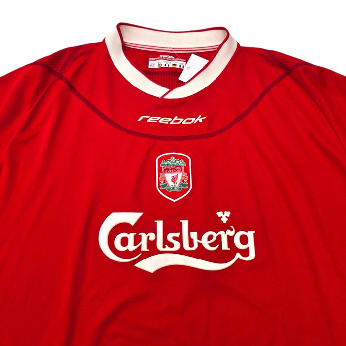 2002/04 Liverpool Home Football Shirt (XL) Reebok - Football Finery - FF305458