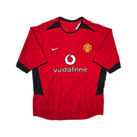 2002/04 Manchester United Home Football Shirt (L) Nike 7 Ronaldo - Football Finery - FF303422