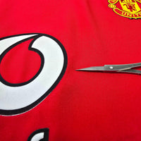 2002/04 Manchester United Home Football Shirt (L) Nike | Player Version - Football Finery - FF304349