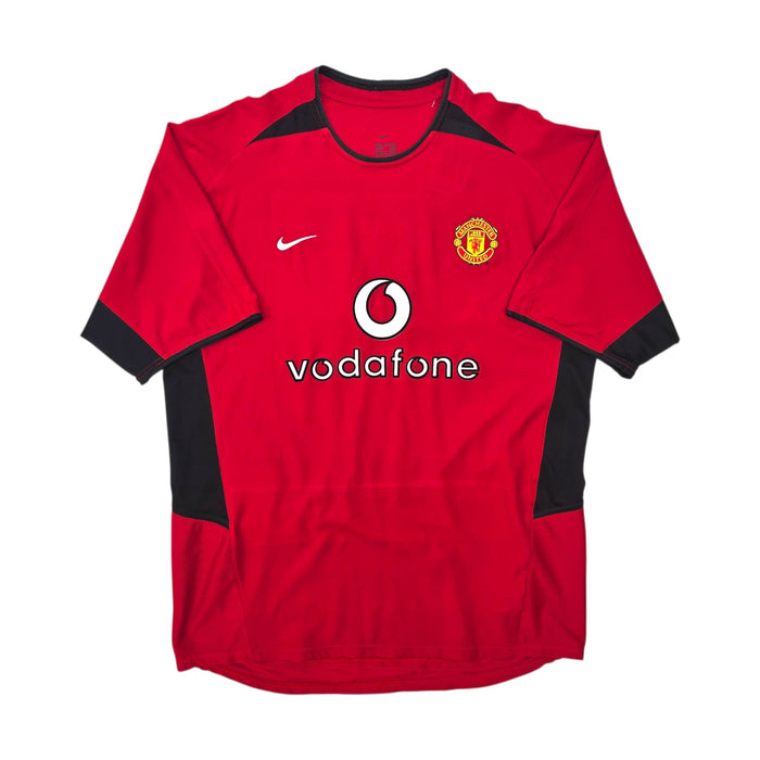 2002/04 Manchester United Home Football Shirt (L) Nike | Player Version - Football Finery - FF304349