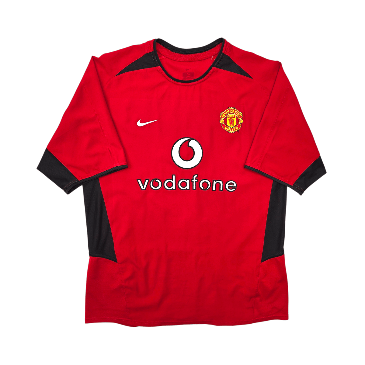 2002/04 Manchester United Home Football Shirt (M) Nike 7 Ronaldo - Football Finery - FF302975