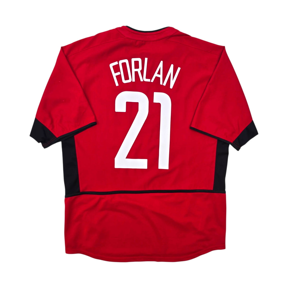 2002/04 Manchester United Home Football Shirt (M) Umbro 21 Forlan | Player Version - Football Finery - FF305058