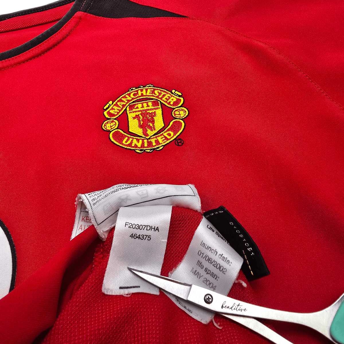 2002/04 Manchester United Home Football Shirt (S) Nike 7 Ronaldo - Football Finery - FF301022