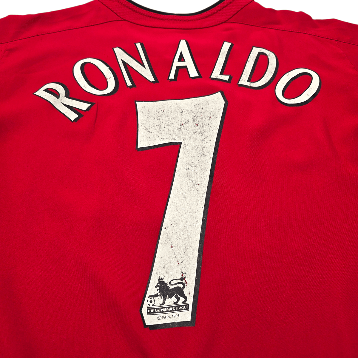 2002/04 Manchester United Home Football Shirt (S) Nike 7 Ronaldo - Football Finery - FF301022