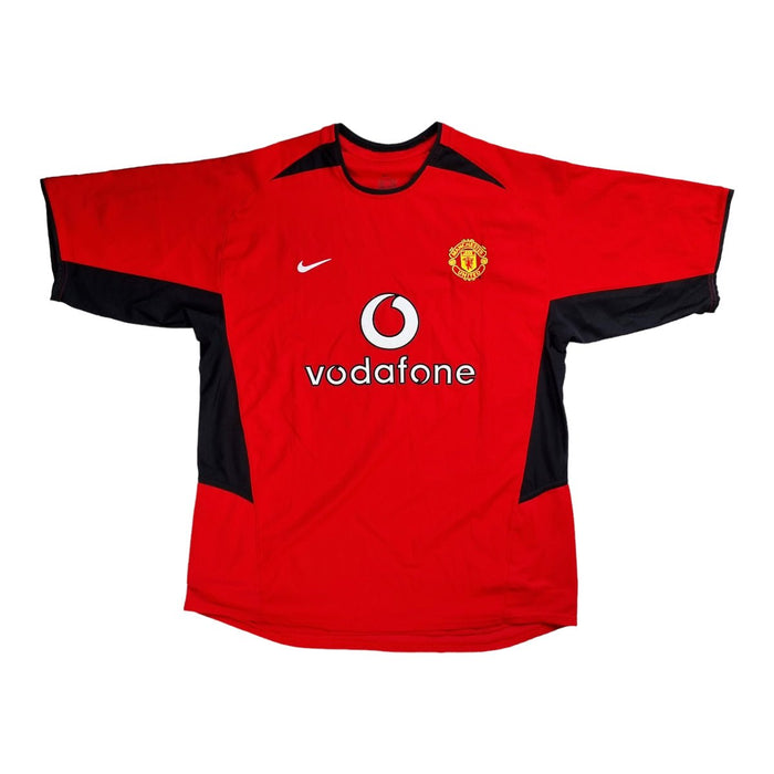 2002/04 Manchester United Home Football Shirt (XL) Nike #7 Ronaldo - Football Finery - FF203083